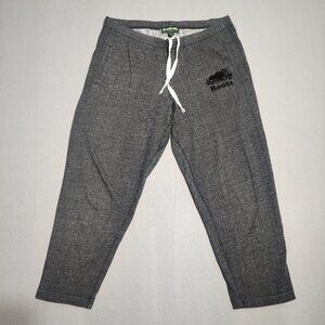 Roots Charcoal Grey Jogging Pants with Black Emblem